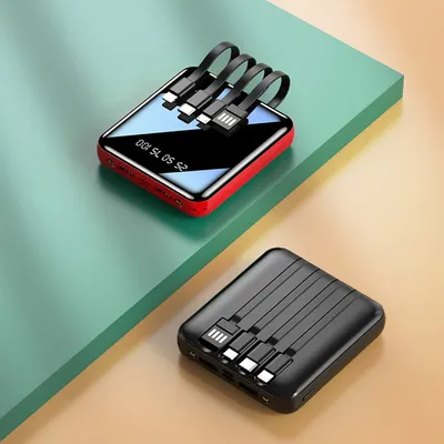 Mini Power Bank 20000 mAh Tragbare Ladegerät Für iPhone 15 14 13 pro Xiaomi 12 11 Samsung Schnelle Lade Externe batterie Power