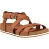 Sandale TIMBERLAND "Malibu Waves Ankle", Gr. 37, rot (rotbraun), Leder, sportlich, Schuhe