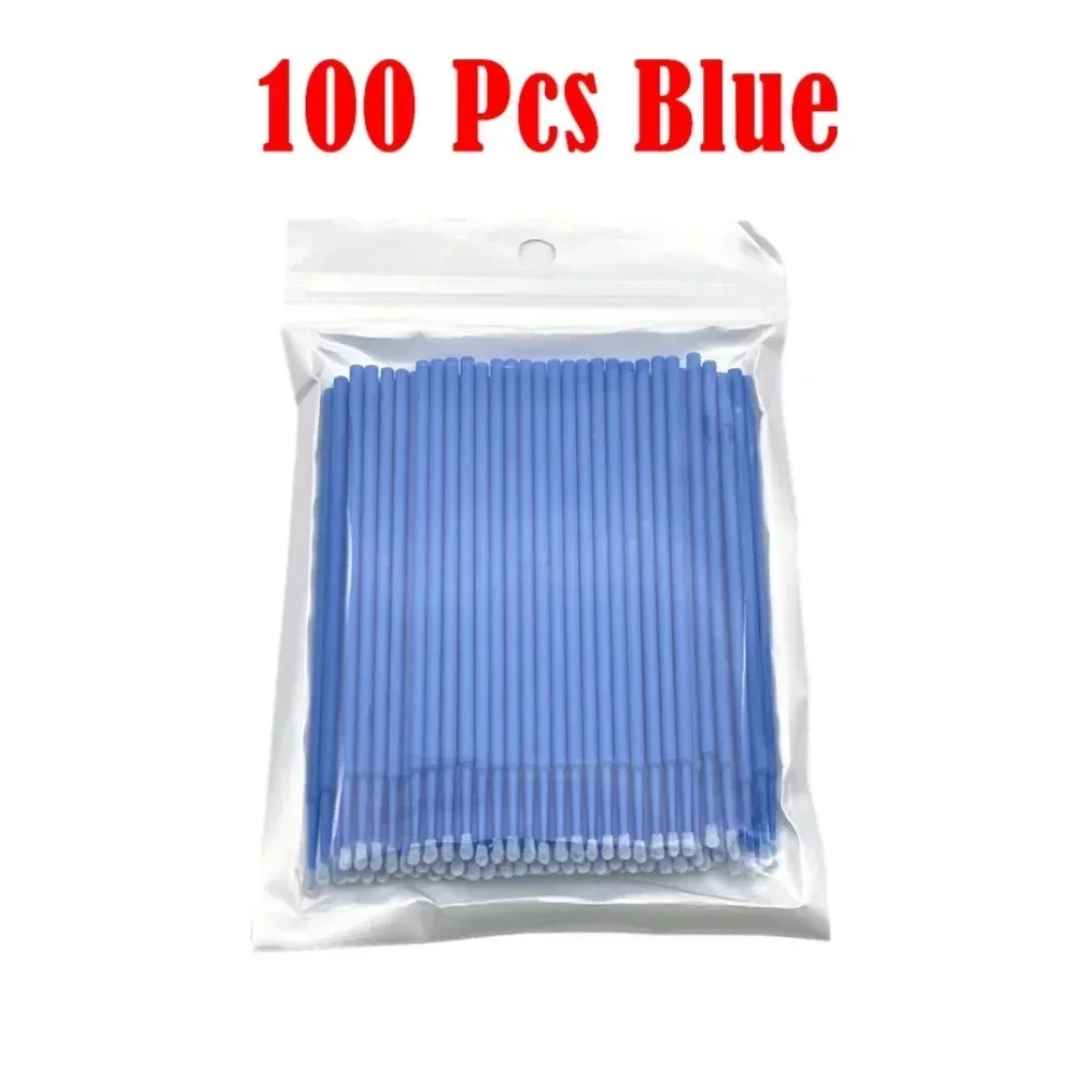 100Pcs Dental Einweg Micro Pinsel Applikatoren Micro Pinsel Zahnmedizin Odontologia Verlängerung Werkzeuge Zahnmedizin Materialien Image
