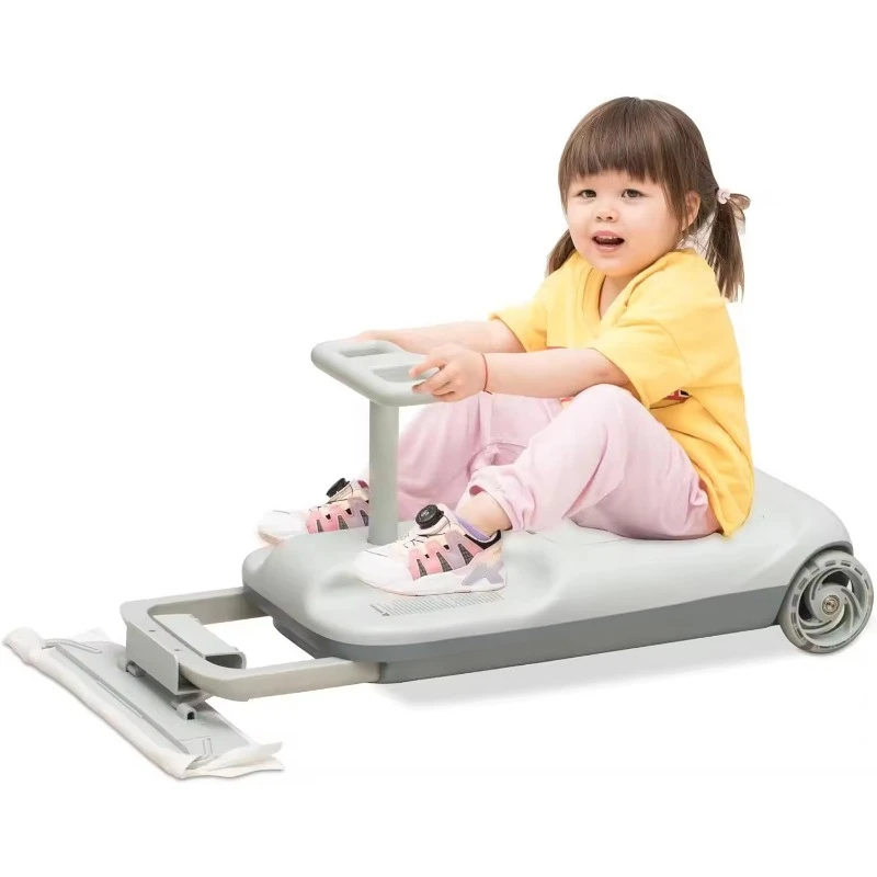 Faltbarer 12V elektrischer Mini-Kart-Bodenwischer für Kinder, Hausreinigung, Laufrad für Kleinkinder Image