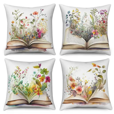 Moderne Sofa Kissen bezug lebende Wohnkultur tropische Blume dekorative Kissen werfen Image