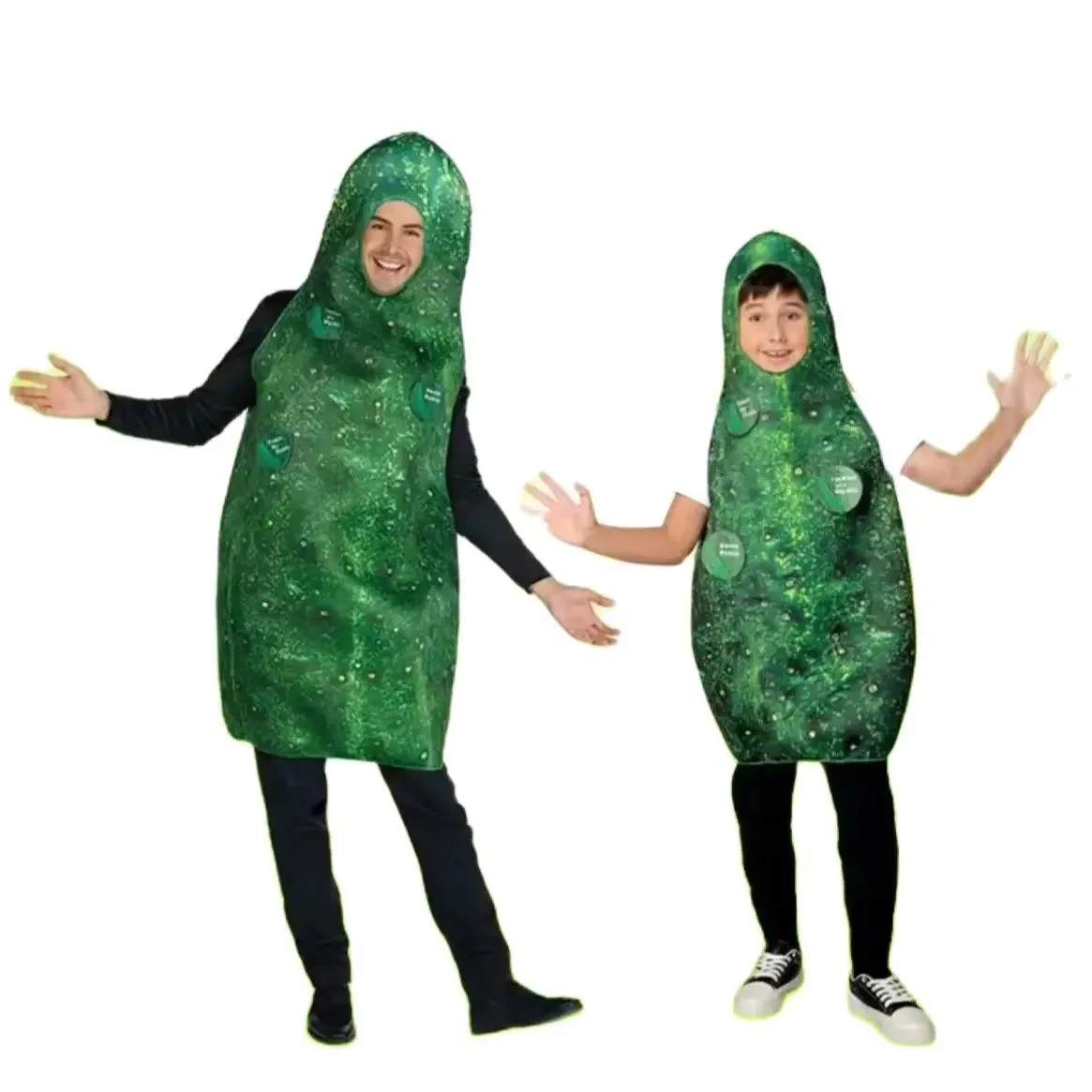 Cosplay Gurke Kostüm Obst Party Kleidung für Erwachsene und Kinder Image