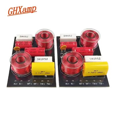 GHXAMP 30W-50W 2 Way Tweeter Bass Speaker Crossover Auido 3.0KHz Two way divider for 5-8 inch