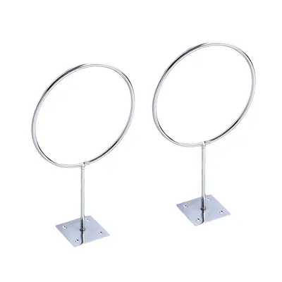 Stainless Steel Wall Mount Sports Ball Rack Display Ball Holder for Basketball Soccer Football