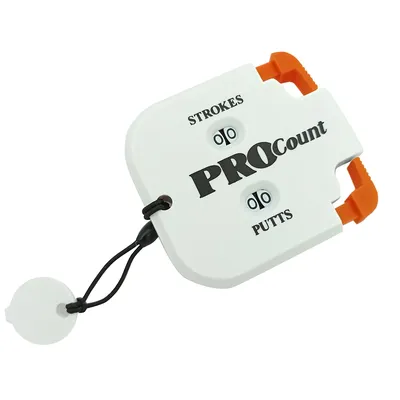 4-color Golf Mini Portable Score Counter, Zero-Returnable Two-Digit Score Holder, Key Chain, Golf