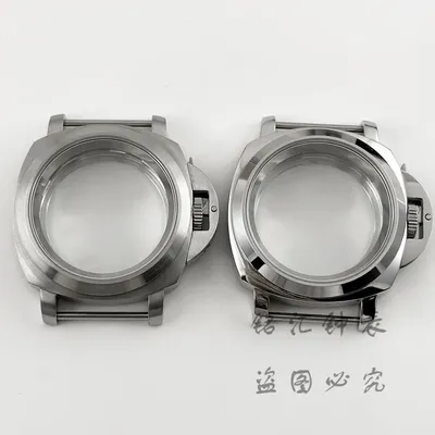 NH35 40MM Sapphire Crystal Watch Case Stainless Steel with Handle Case for NH35 NH36 4R36 7S26 7002