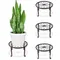 1 pezzo supporto per piante in metallo supporto per vaso da fiori sgabello per giardino domestico supporto per bonsai per esposizione di piante da fiore per interni ed esterni