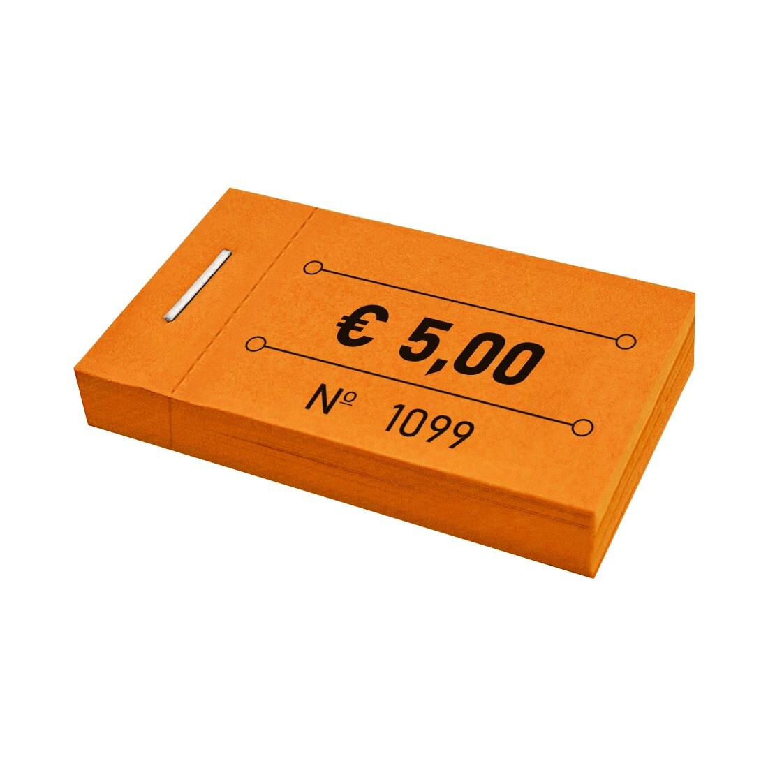 CombiCraft Wertmarken Block Orange € 5,00 - 5 Blöcke á 50 Abrisse Image