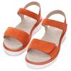 Keilsandalette ARA "BILBAO", Damen, Gr. 40, orange, Veloursleder, unifarben, feminin, Schuhe, Keilsandale, Sommerschuh, Komfortschuh in G-Weite