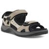 Trekkingsandale ECCO "OFFROAD", Damen, Gr. 36, beige (hellbeige, schwarz), Nubukleder, Textil, sportlich, Schuhe, Outdoorschuh, Sommerschuh, Freizeitsandale, in sportlicher Optik