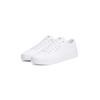 Sneaker TOMMY HILFIGER "TH HI VULC LOW CORE CANVAS", Herren, Gr. 42, weiß, Textil, sportlich, Schuhe, Freizeitschuh, Halbschuh, Schnürer mit weich gepolstertem Schaftrand, Topseller