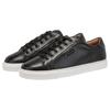 Sneaker JOOP "tinta coralie sneaker yd6", Herren, Gr. 43, schwarz, Rindsleder, modisch, Schuhe