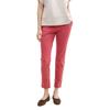 Chinohose TOM TAILOR, Damen, Gr. 34, Länge 32, rot (berry rot), Obermaterial: 86% Baumwolle, 10% Polyester, 4% Elasthan. Futter: 100% Baumwolle, unifarben, casual, slim fit 7/8-Länge, Hosen, mit Gürtel