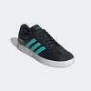 Sneaker ADIDAS PERFORMANCE "MERCEDES - AMG PETRONAS FORMULA ONE TEAM VL COURT SCHUH", Gr. 41, core schwarz, semi mint rush, cloud weiß, Synthetik, Leder, sportlich, Schuhe, Mercedes AMG Motorsport