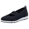 Riemchenballerina RIEKER, Damen, Gr. 40, blau (nachtblau), Textil, Lederimitat, unifarben, casual, Schuhe, Schlupfschuh, Halbschuh, Slip-on Sneaker mit Gummizug, Topseller