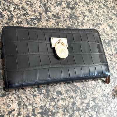 Michael Kors Bags | Women Mk Wallet, Used But Great Condition. | Color: Black | Size: Os