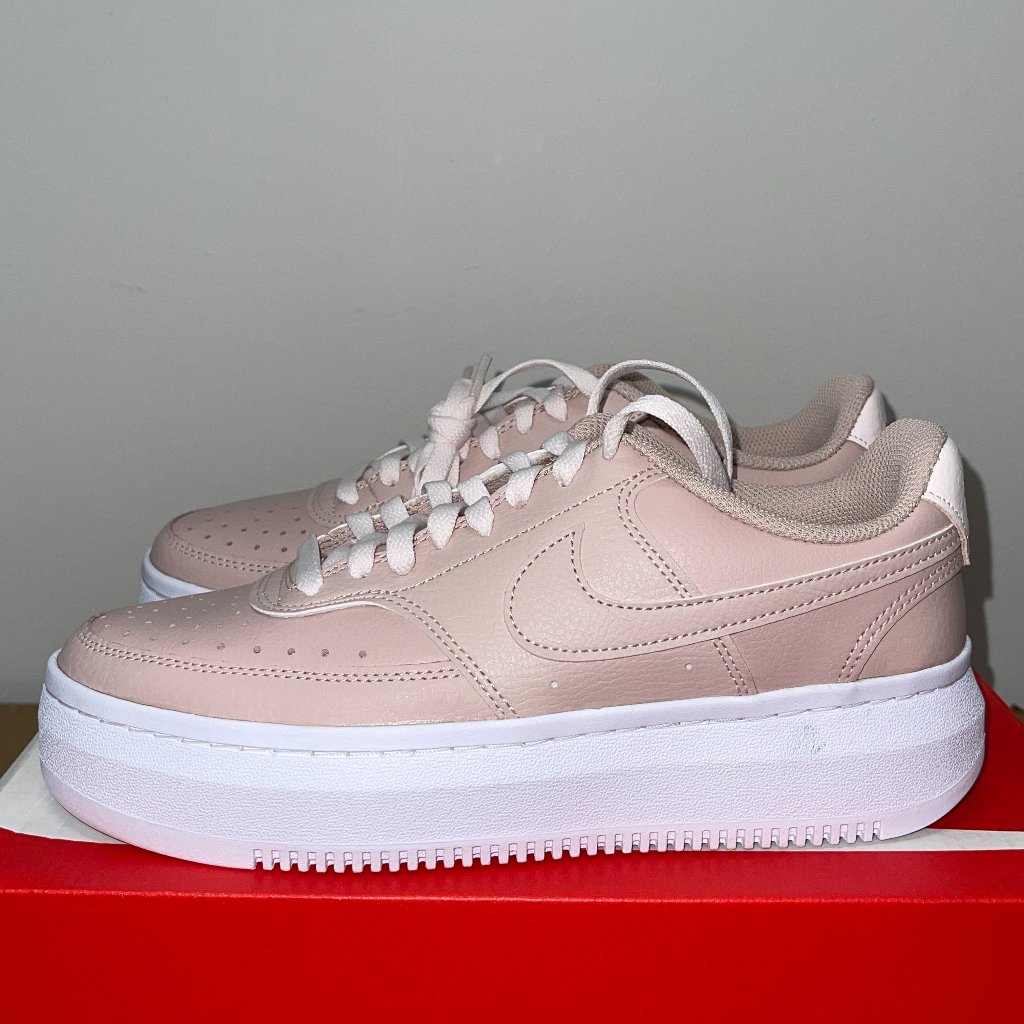 Nike Shoes | Women’s Nike Court Vision Alta Ltr (Dm0113 600) Sneakers Pink Size 10 | Color: Pink/White | Size: 10