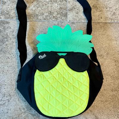Victoria's Secret Other | Victoria Secret Pink Pineapple Cooler Tote Lunch Bag | Color: Black/Green | Size: Os