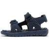 Sandale TIMBERLAND "Perkins Row 2 STRAP SANDAL", Gr. 21, blau, Synthetik, sportlich, Schuhe, mit Klettverschluss