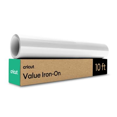 Cricut Value Iron-On (12 in x 10 ft) | White