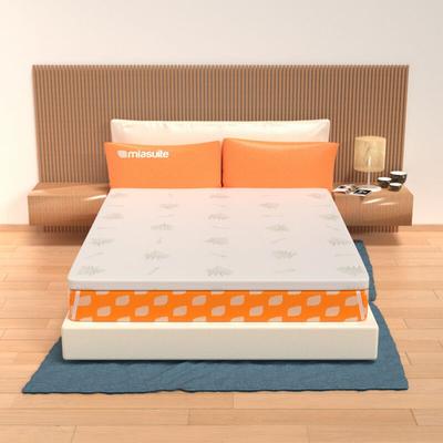 Topper 170x190 cm Memory Schaum - 5 cm hoch, abnehmbar AloeVera Image