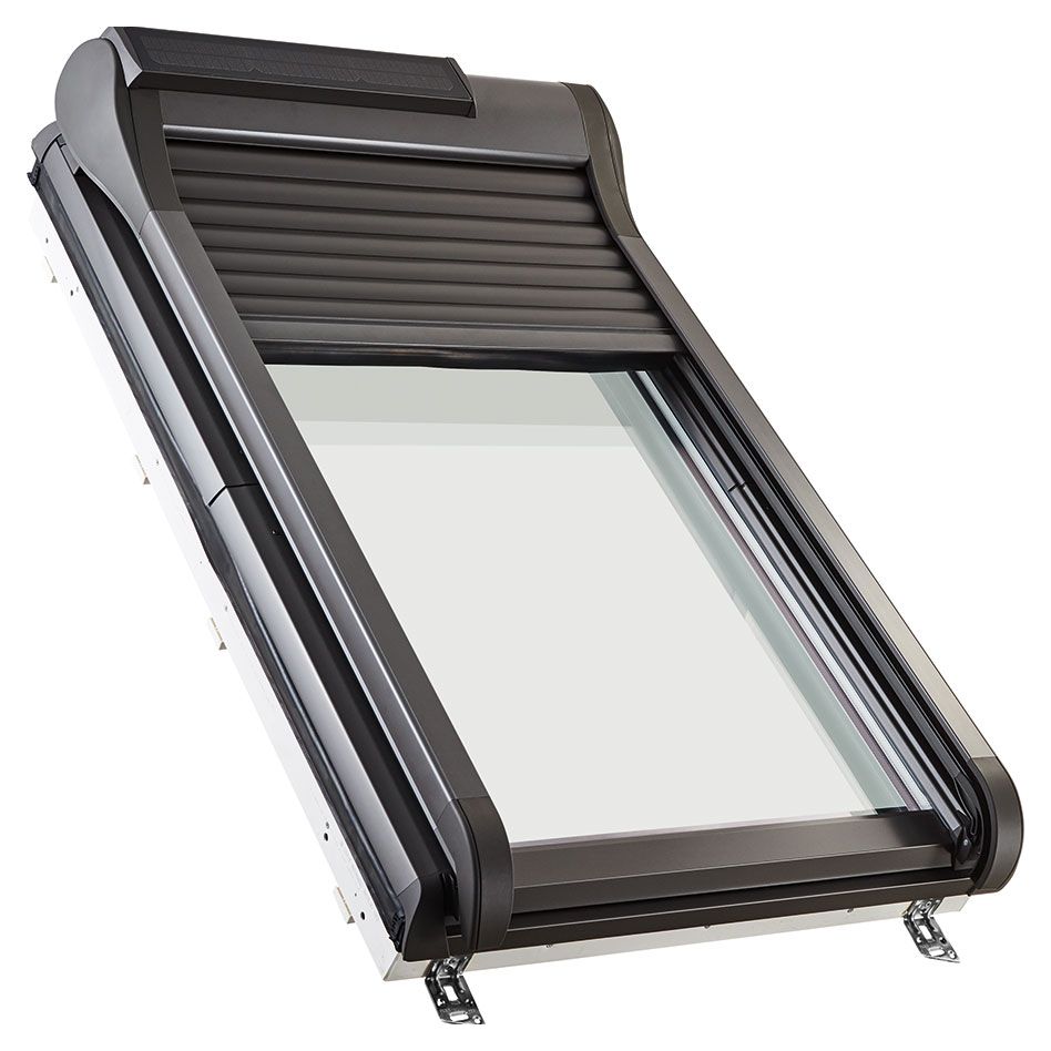 Roto Außenrollladen ZRO S 4373 Solar Funk, 74x140 cm (7/14)