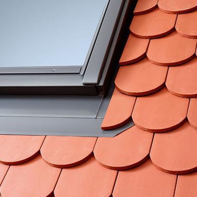VELUX Eindeckrahmen EDB 1000 Biberschwanz, 78x160 cm (MK10) Image
