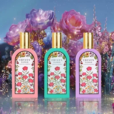 Body Perfume Long-lasting Fragrance, Natural Fresh Floral Fragrance, Gardenia, Magnolia, Jasmine Light Fragrance for Women 50ml