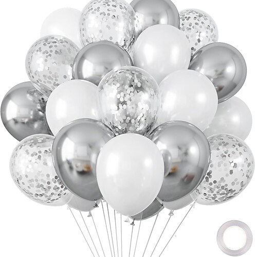 Geburtstagsparty 30-teiliges Ballonset Glitzerballons Happy Birthday mehrere Farben erhältlich Image
