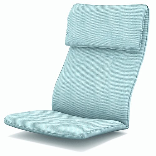 Baumwolle Stuhlkissenbezug 100% Baumwolle einfarbig mit Kissenbezug Image