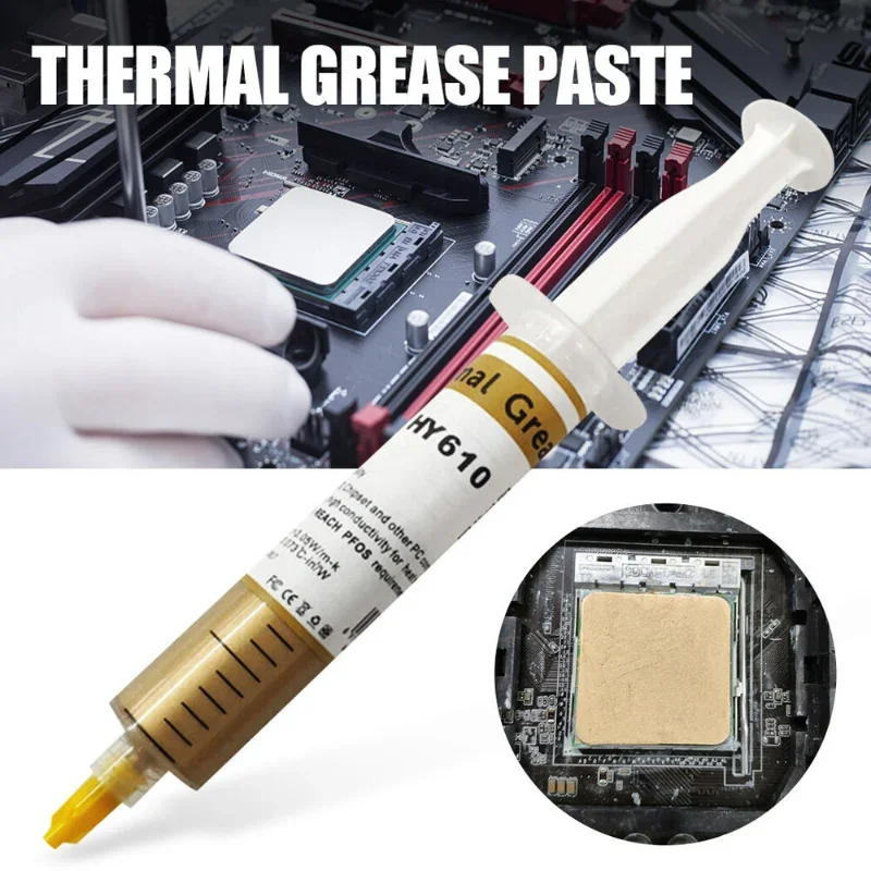 Wärmeleitpaste HY610 Gold 30g/HY883 CPU Wärmeleitpaste Wärmeleitpaste Spritze Image