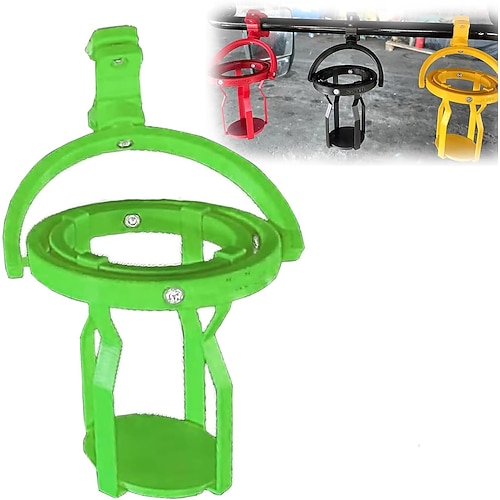 Gyroskopischer Getränkehalter, Gyroskopischer Getränkehalter ohne Verschütten für Traktor, Auto, Fahrrad, Boot, selbstnivellierender Wasserflaschenhalter, verstellbarer Getränkehalter zum Anklipsen Image