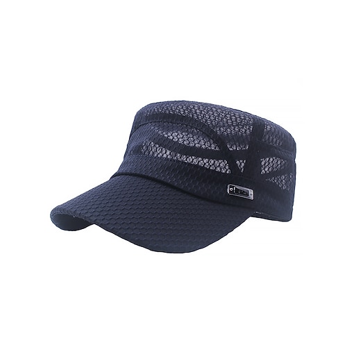 „Atmungsaktive Mesh-Militärkappe für Herren – leichte Sommermütze im Armeestil, taktische Sonnenblende für den Außenbereich zum Wandern, Angeln und für Sport" Image