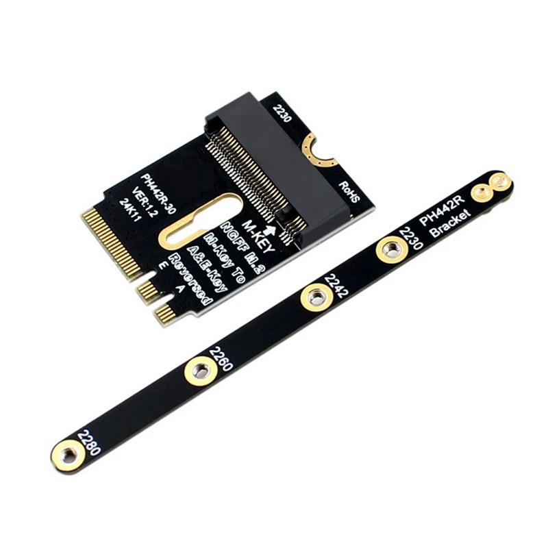 (NEU) M.2 Wifi Adapter M.2 Wifi Zu Nvme SSD Adapter Pcie4.0 Zu M2 NGFF Schlüssel A + E wifi Karte Raiser Für Wifi/WWAN/LTE Modul Image