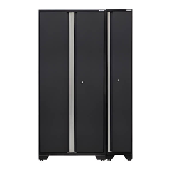 NewAge Garage Cabinets PRO Series Grey 1 x Multi-Use Locker and 1 x Sports Locker Set