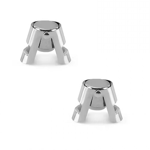 Champagnerflaschenverschluss aus Edelstahl, vakuumversiegelter Sektflaschenverschluss, Weinflaschenschoner, Verschlusskappe, Flaschenöffner, Barwerkzeug, tragbarer Edelstahlverschluss, Image