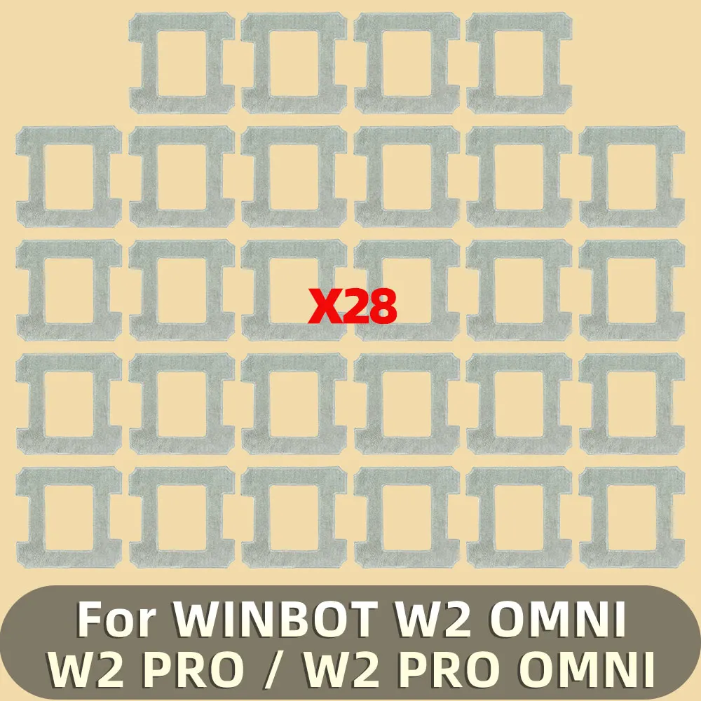 Waschbare Mopp-Tücher kompatibel mit WINBOT W2 OMNI / W2 Pro / W2 / W2 Pro OMNI, Ersatzteile und Zubehör für automatischen Fens Image