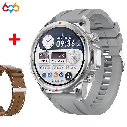 696 DK68 Smartwatch Fitness Tracker ECG PPG Bluetooth Anruf-Erinnerung Android iOS IP67 47mm 1,53 Image