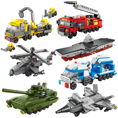 2. Weltkrieg WW2 Panzer Gepanzertes Fahrzeug Feuerwehrauto Militär Armee Krieg Waffe Soldat MOC Modell Baustein Ziegel Spielzeug für Kinder Image