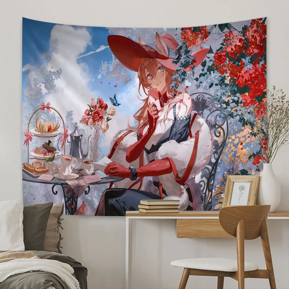 Arknights Tapisserie Boden matte rutsch feste Waschküche Matte Wäsche Dekor Balkon Kind Wohnzimmer Haushalt Teppiche Image
