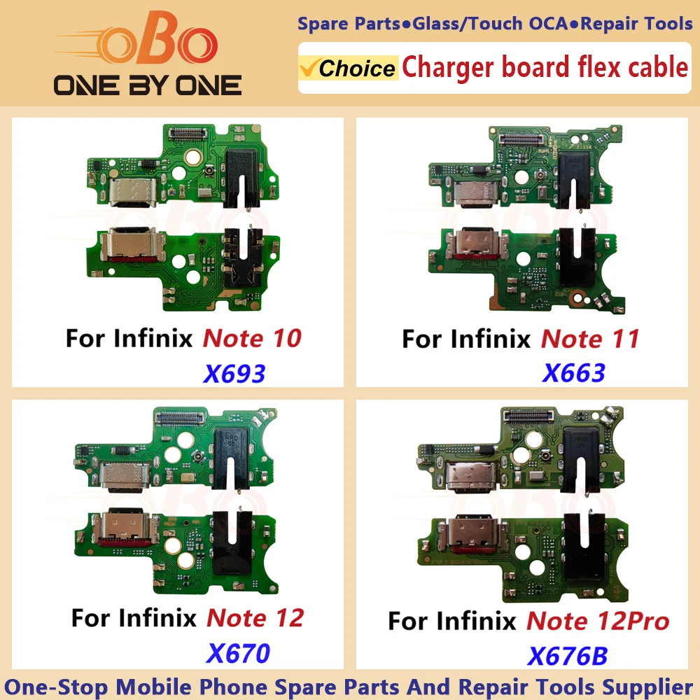 USB-Ladeanschlussplatine für Infinix Note 7 8 10 11 12 PRO X690 X692 X693 X695 X698 X663 X676 Ladegerät Dock Connector Flexkabel Image