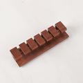 organizer per cavi in legno di noce, clip per la gestione dei cavi da scrivania, supporto per cavi per cuffie, morsetto per cavi in legno massello per cavi di ricarica USB, cavi di alimentazione,