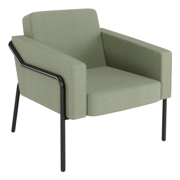 meet Sessel »meet - Medso L« Modell Klassik Stoff grün, 42.5 cm Image