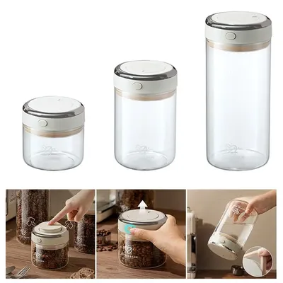 Coffee Sealed Tank Vacuum Coffee Powder Storage Tank Milk Powder Storage Storage Tank Bean Storage