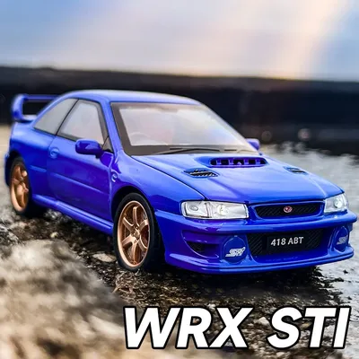 1:32 JDM Subaru Impreza STI WRX Alloy Model Car Toy Diecasts Metal Casting Sound and Light Car Toys