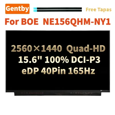 Original NE156QHM NY1 NY2 V8.0 15.6 Inch Matte LCD Display Screen For Gaming Screen 165Hz QHD