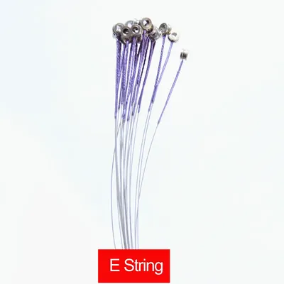 20 Pcs Violin E A Strings 3/4 4/4 Violin Strings E A Aluminum Alloy Wound Violin Strings