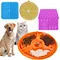 Pet Supplies Dog Licking Mat Silicone Cat Slow Food Tableware Bowl Suction Cup Anti Choking ,Anti