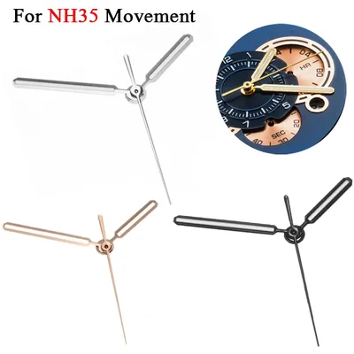 Luminous Watch Hands for Seiko Nautilus Watch NH35 Movement Watch Needle Hands High-quality Modified
