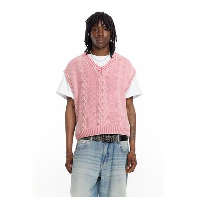 Cable-Knit Vest